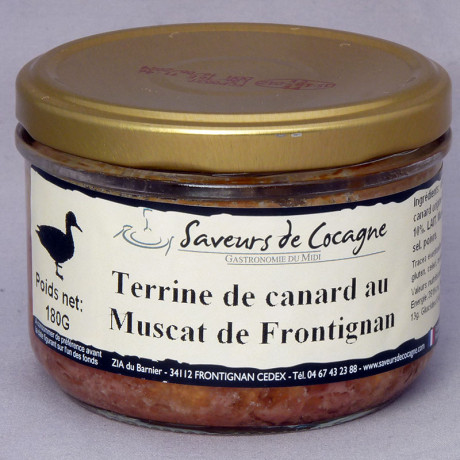 Terrine de canard au muscat de Frontignan 180g