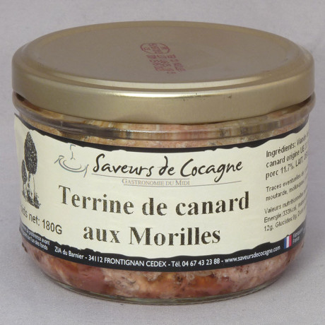 Terrine de canard aux morilles 180g