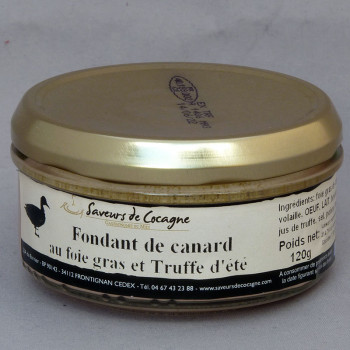 Duck fondant with foie gras...