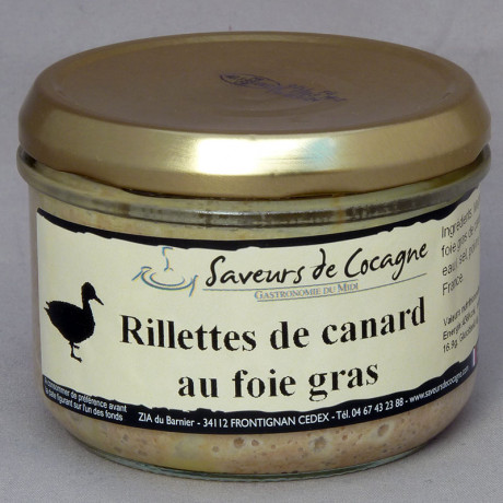 Rillettes with foie gras 180g