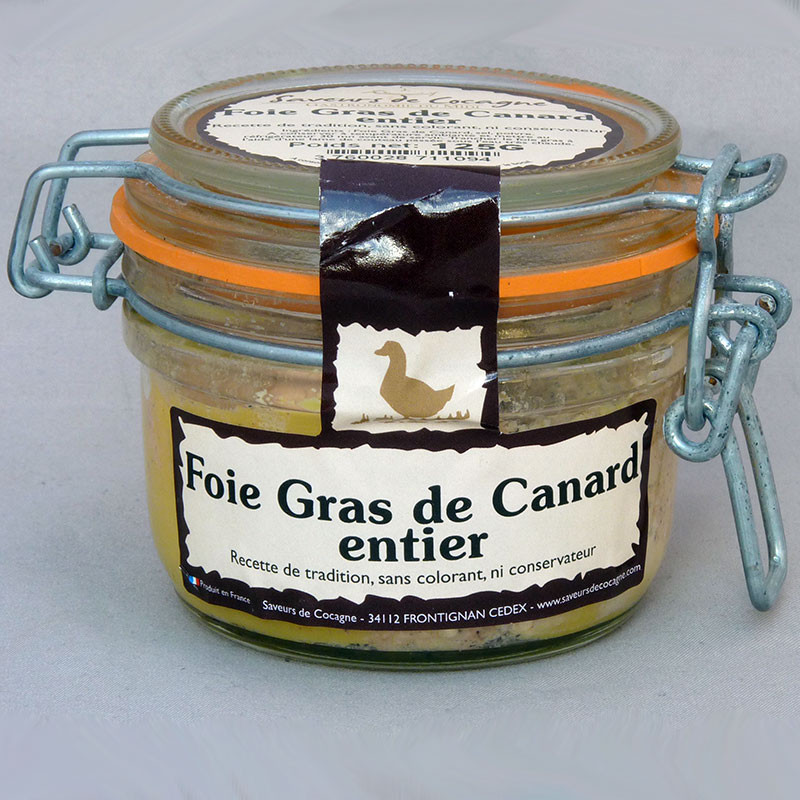 Whole duck foie gras 125g