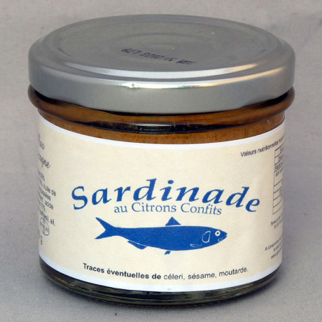 Sardinade aux citrons confits 90g