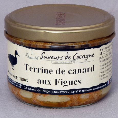 Terrine de canard aux figues 180g