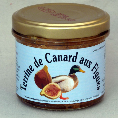 Terrine de canard aux figues 90g