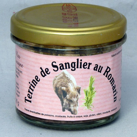 Terrine de sanglier au romarin 90g