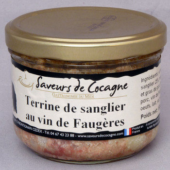 Terrine de sanglier au vin de Faugères 180g