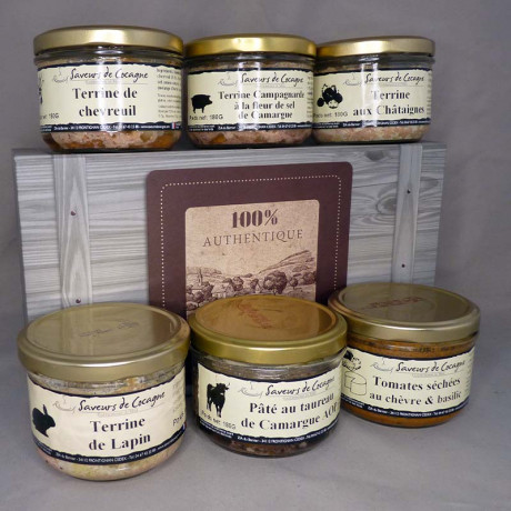 Coffret 100% authentiques terrines artisanales 6x180g n°1