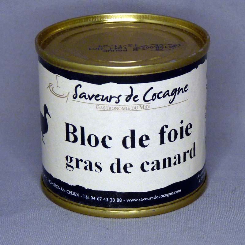 Bloc de foie gras de canard 100g