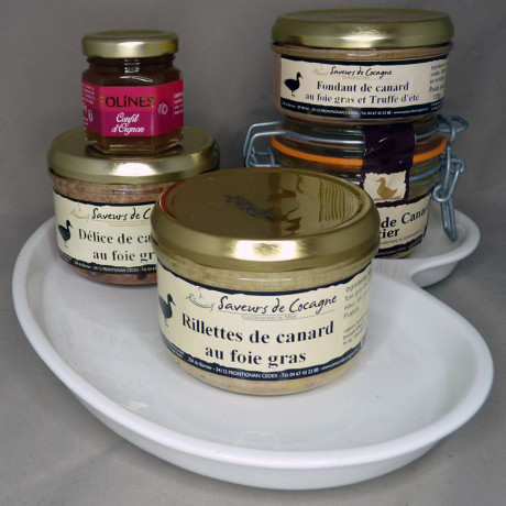 Assiette festive foie gras 125g n°2