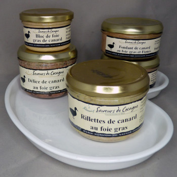 Assiette festive foie gras 125g n°3