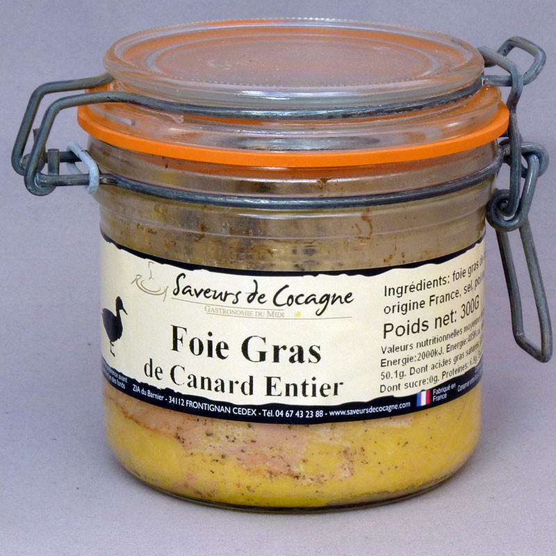 Whole duck foie gras 300g