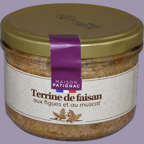 Pheasant terrine with figs and muscatel 180g