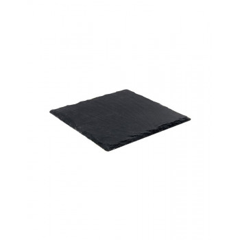 Square slate plate 20x20cm